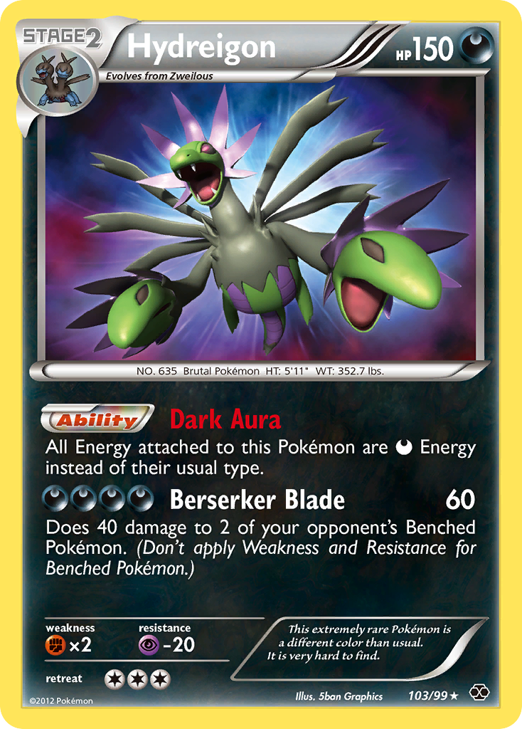 Hydreigon — illustrated card