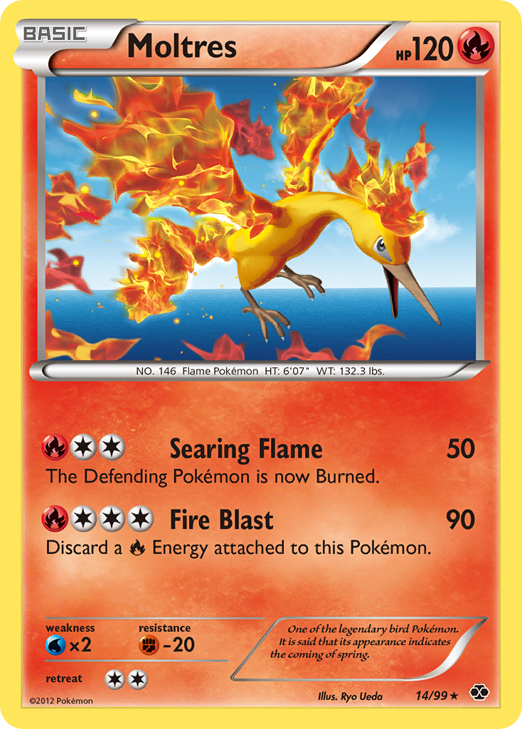 Moltres — illustrated card