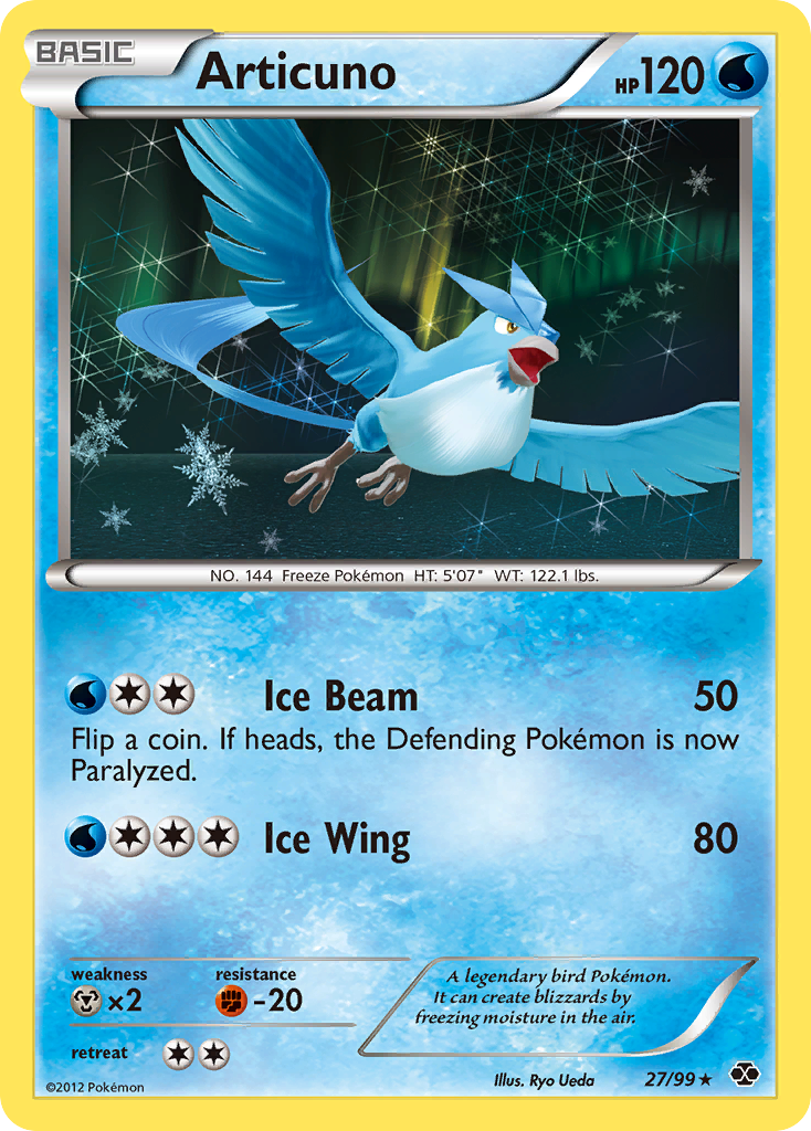 Articuno — illustrated card