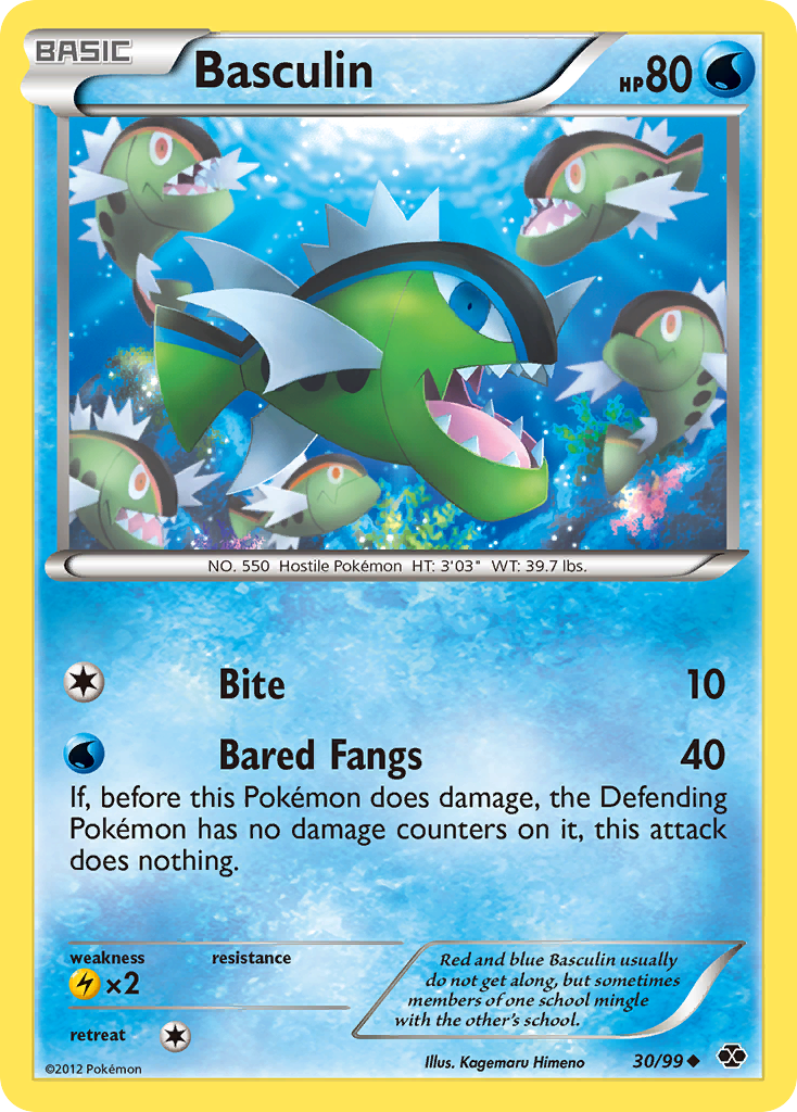 Basculin — illustrated card