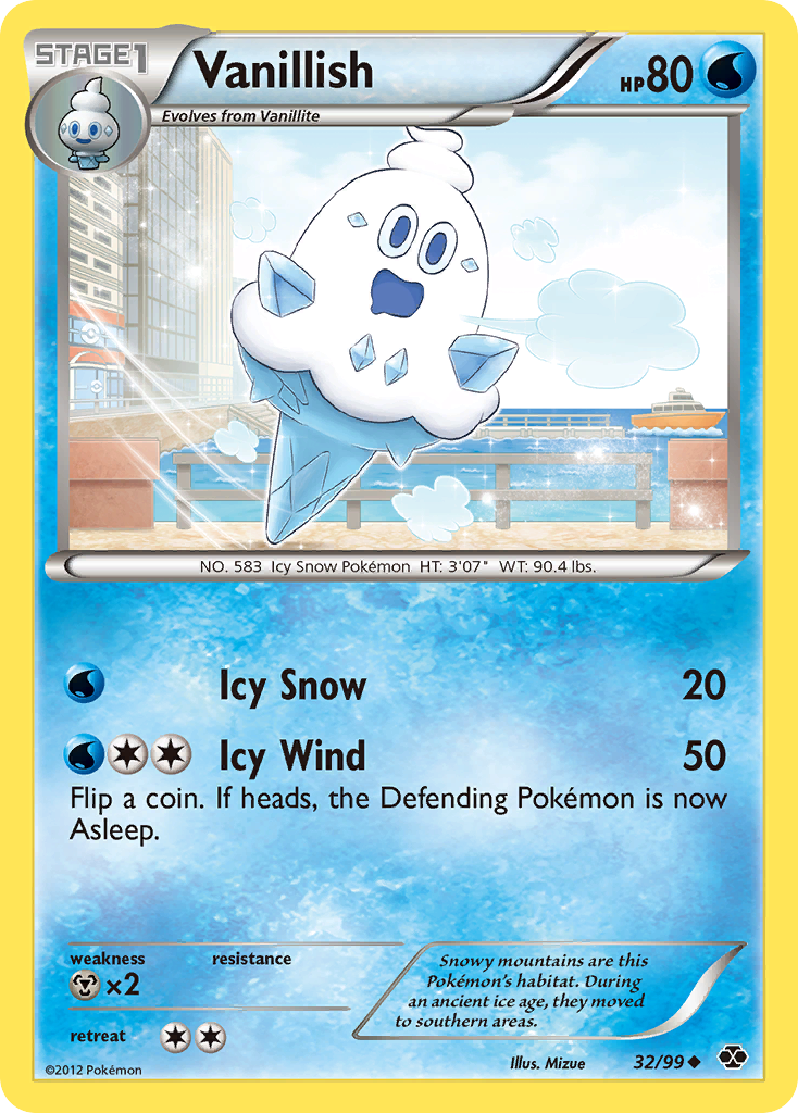 Vanillish — illustrated card