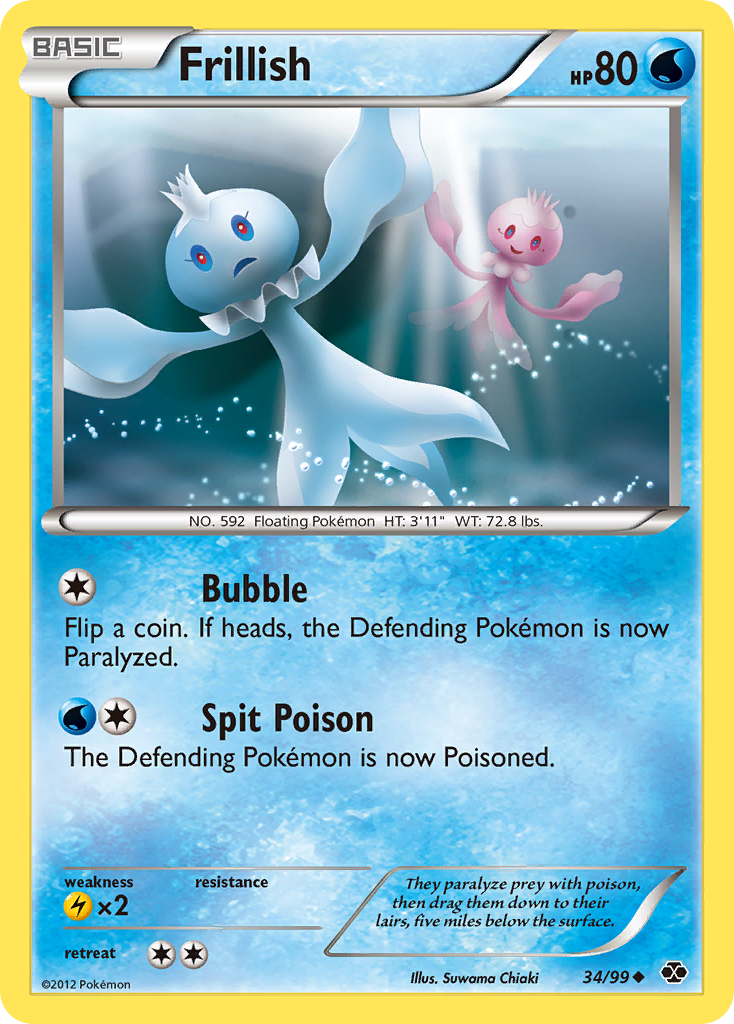Frillish — illustrated card