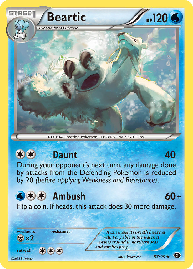 Beartic — illustrated card