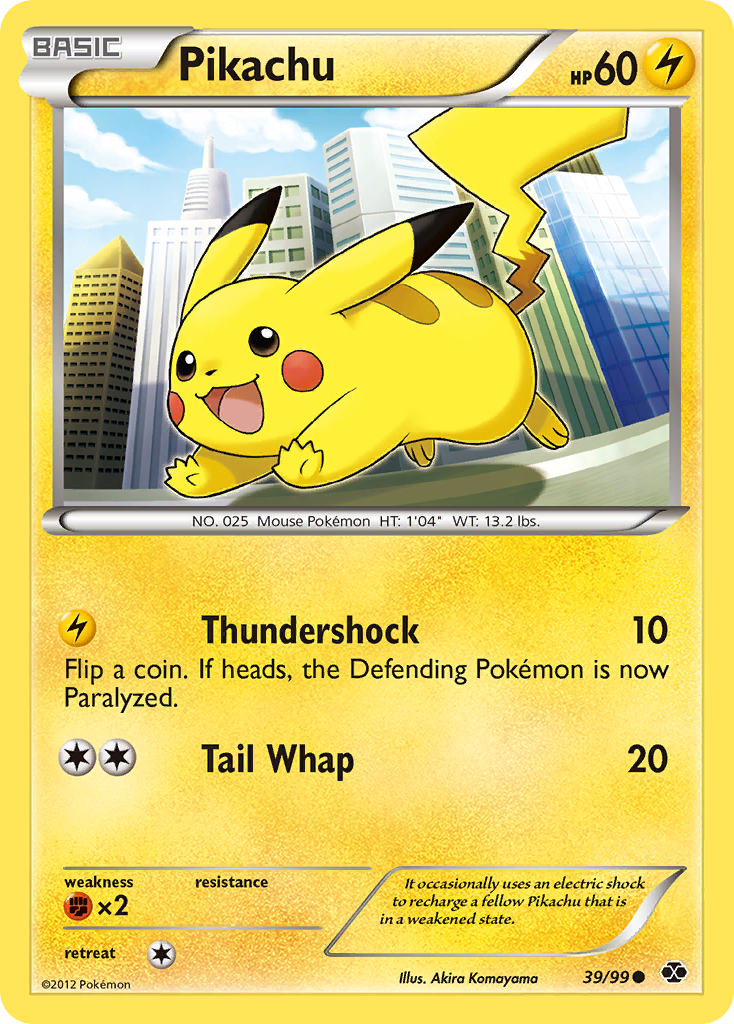 Pikachu — illustrated card