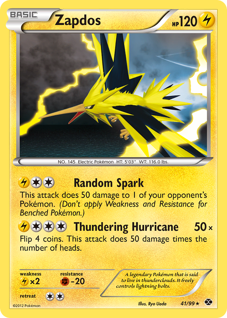 Zapdos — illustrated card