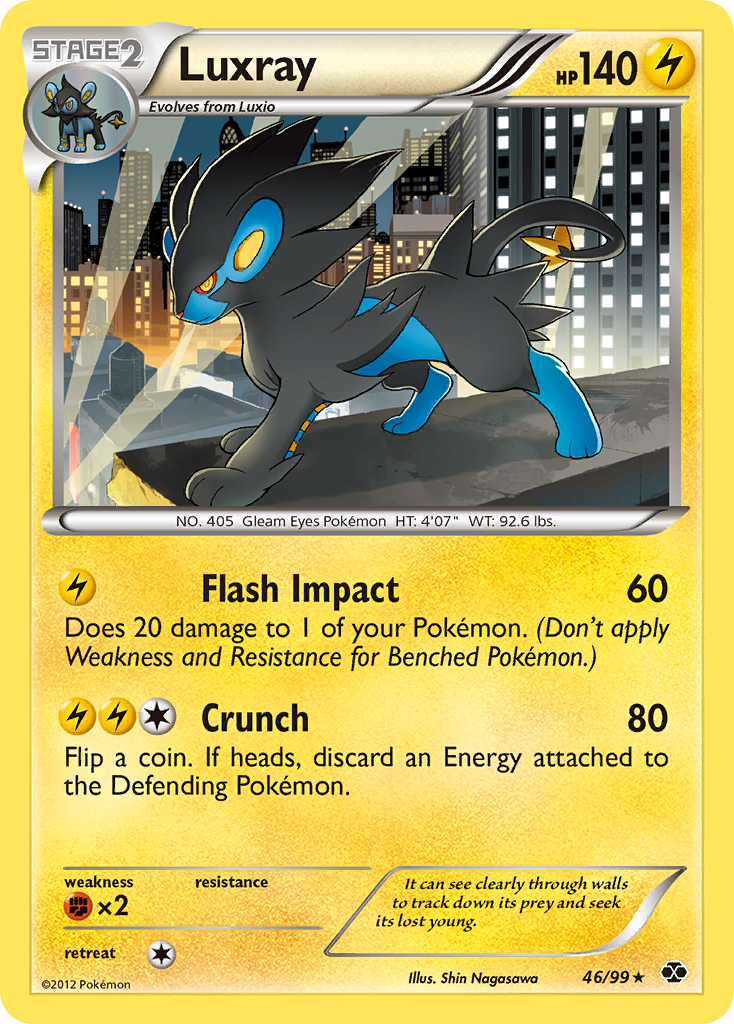 Luxray — illustrated card