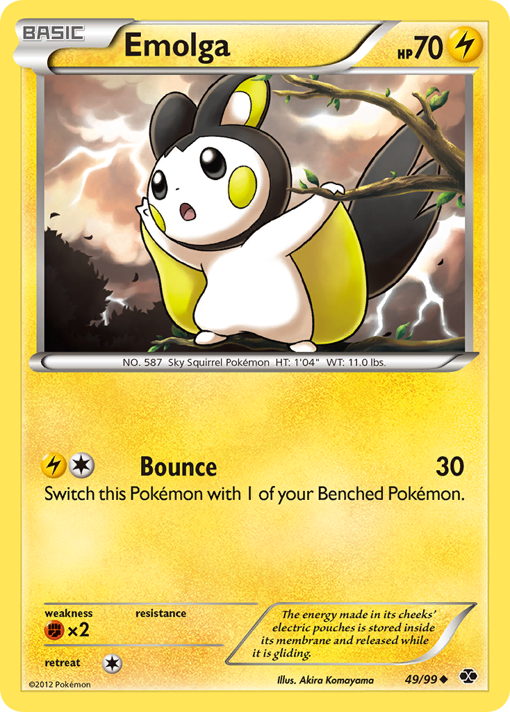 Emolga — illustrated card