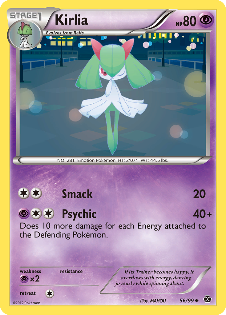 Kirlia — illustrated card