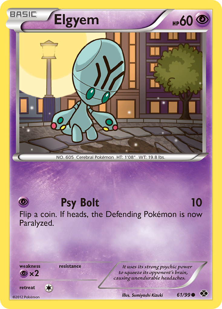 Elgyem — illustrated card