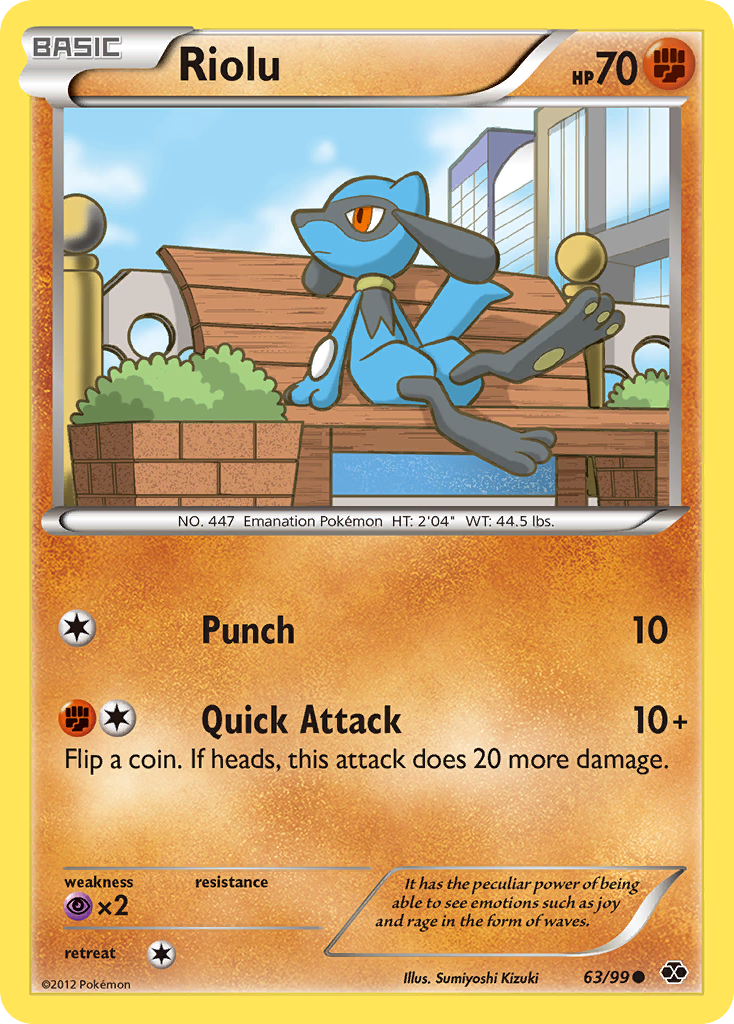Riolu — illustrated card