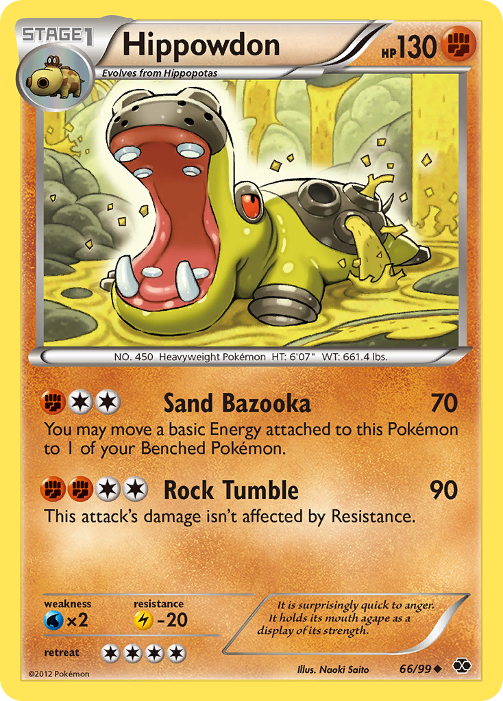 Hippowdon — illustrated card