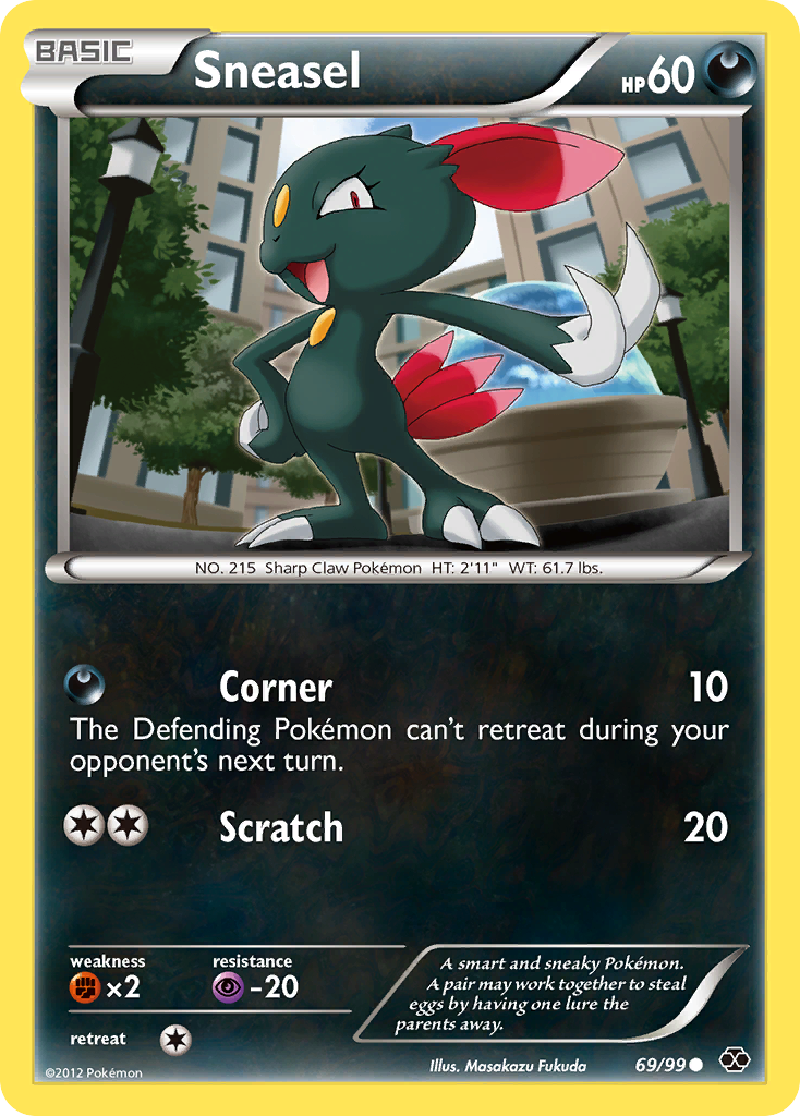 Sneasel — illustrated card