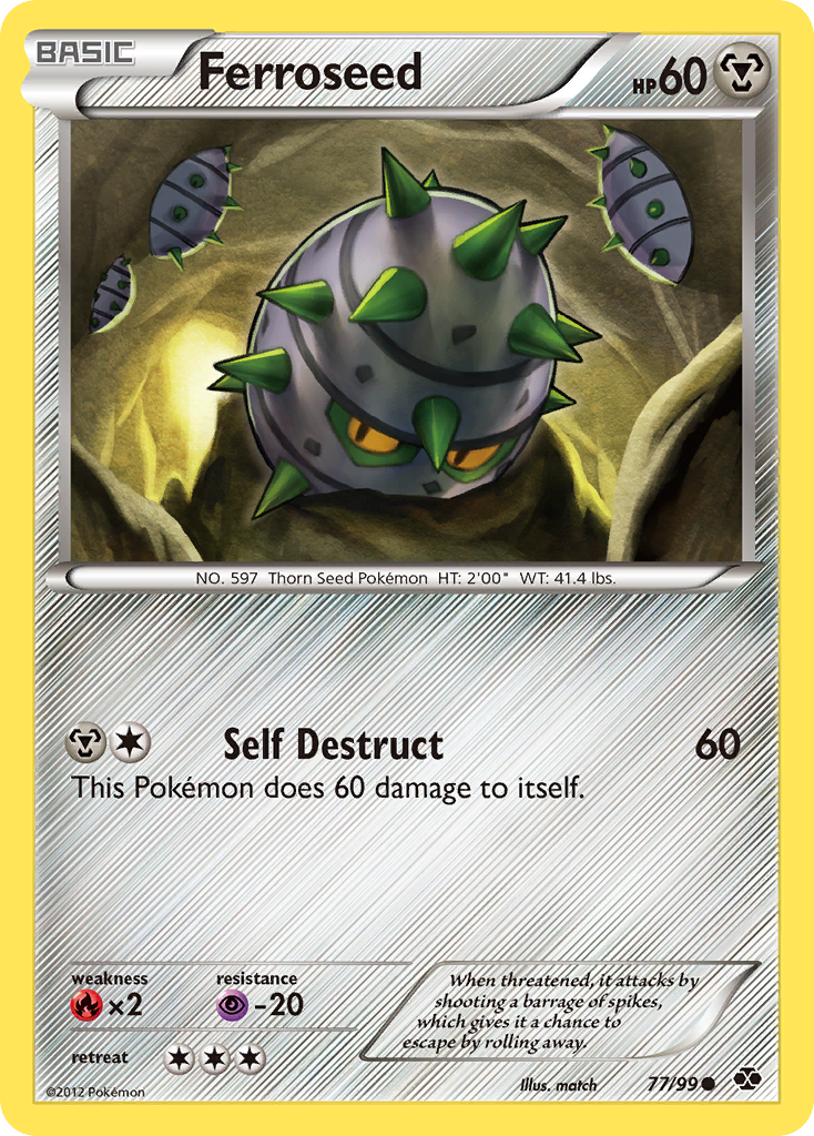Ferroseed — illustrated card