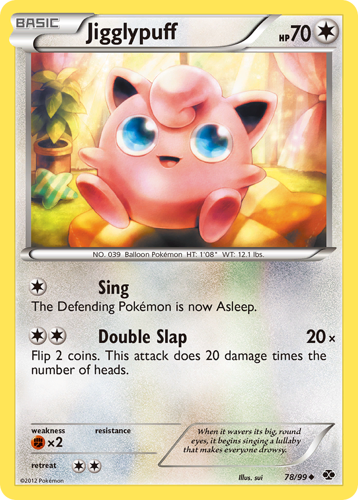 Jigglypuff — illustrated card