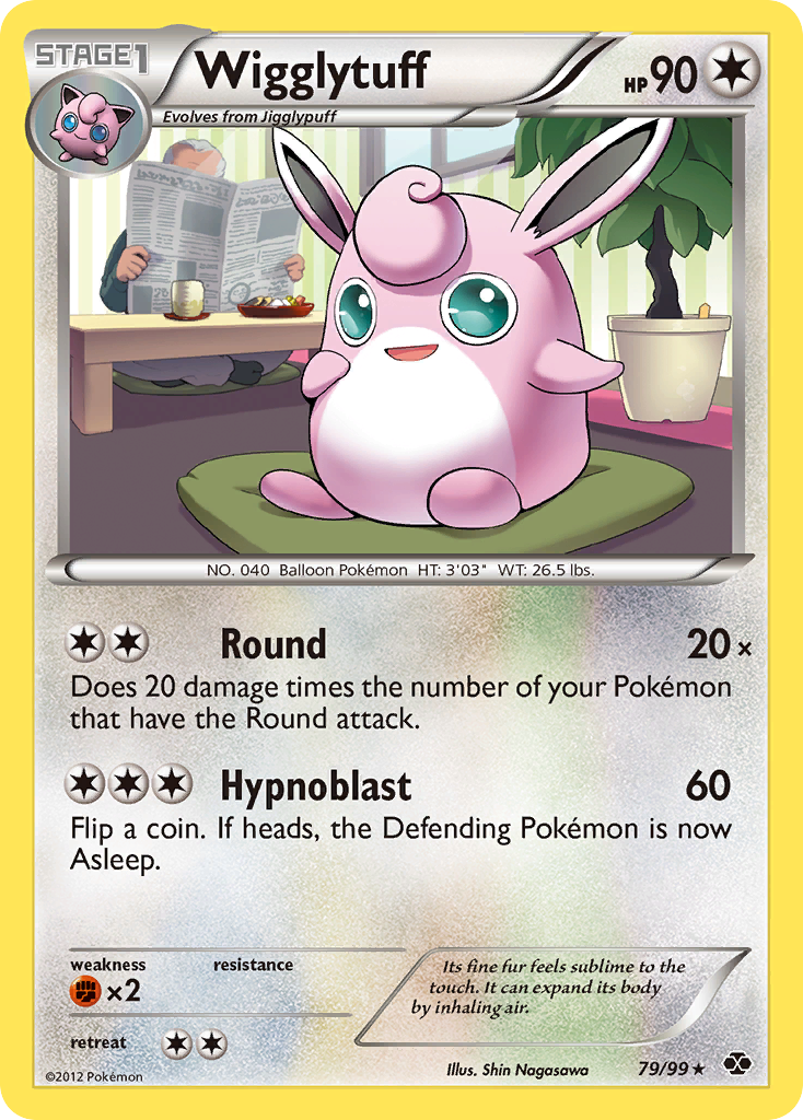 Wigglytuff — illustrated card
