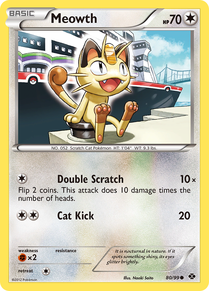 Meowth — illustrated card