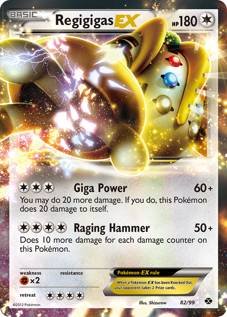 Regigigas-EX — illustrated card