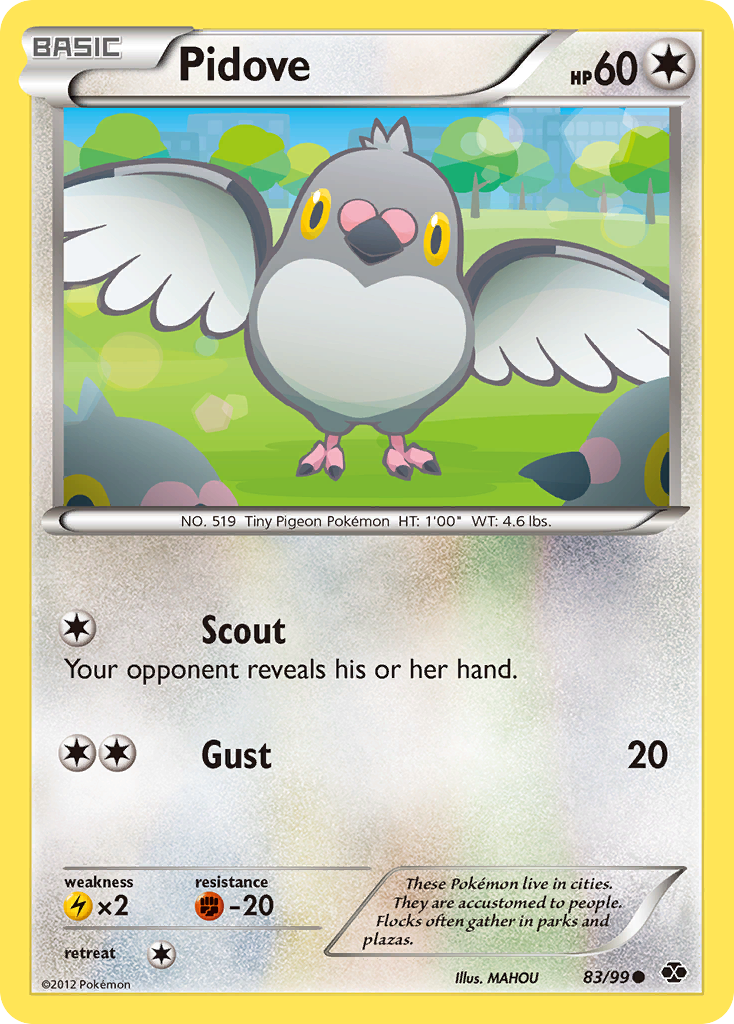 Pidove — illustrated card