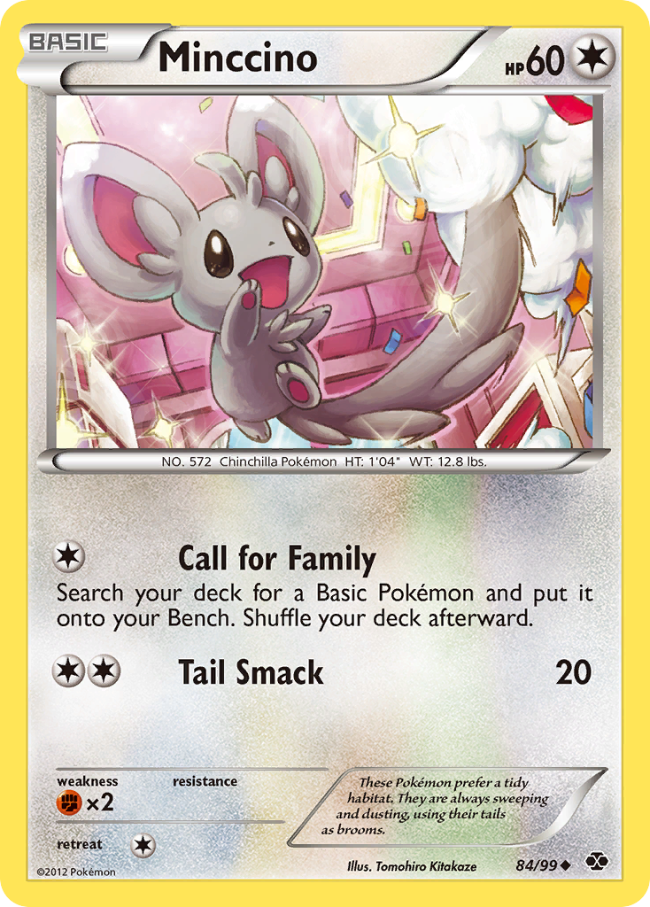 Minccino — illustrated card
