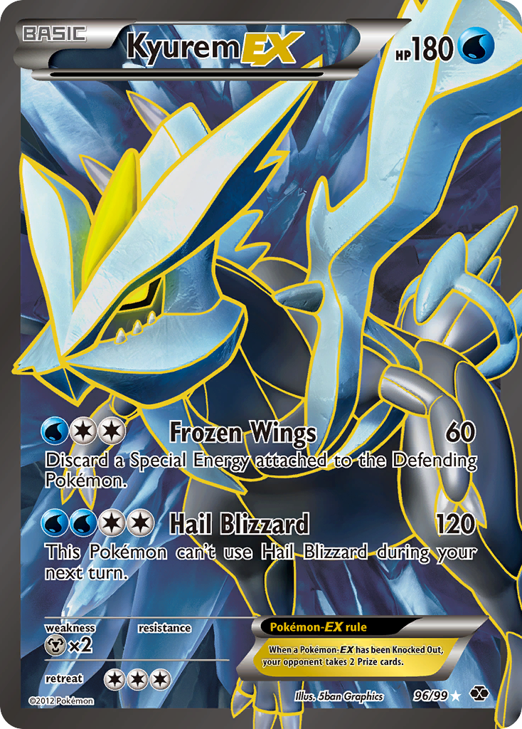 Kyurem-EX — illustrated card