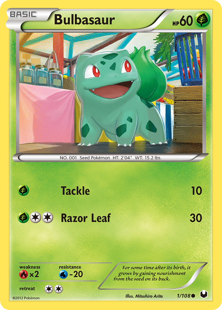Bulbasaur — illustrated card