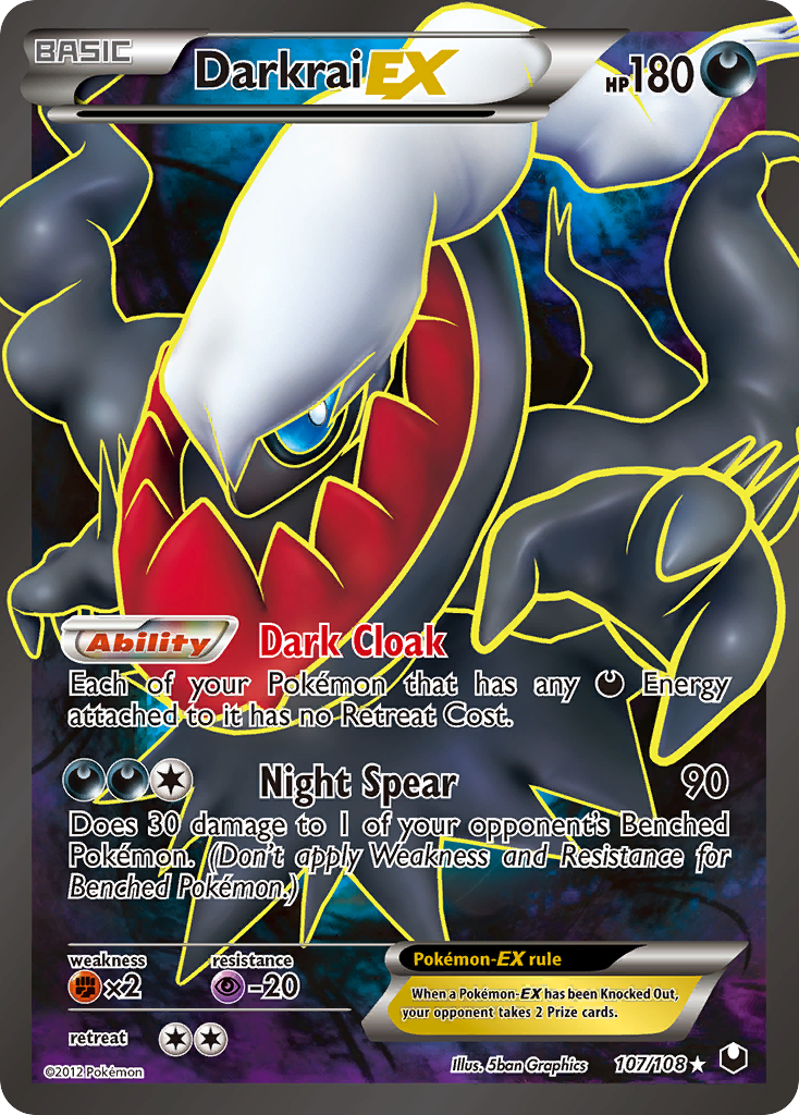 Darkrai-EX — illustrated card