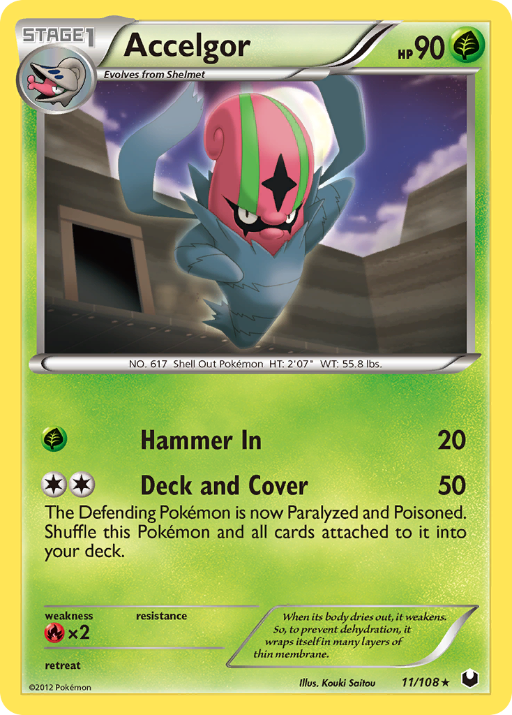 Accelgor — illustrated card