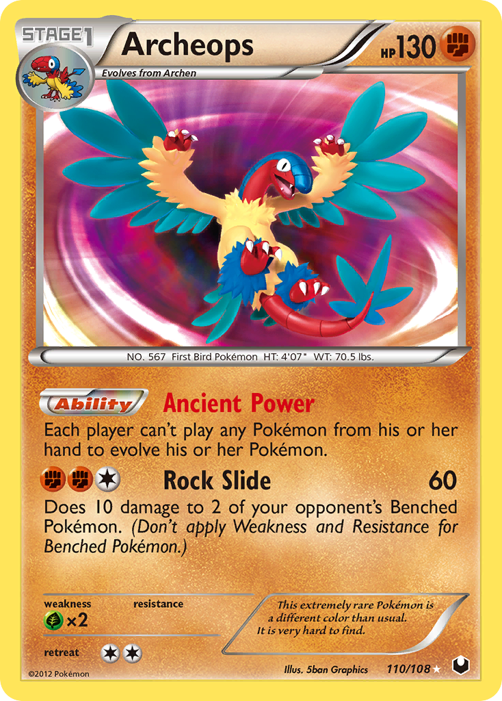 Archeops — illustrated card