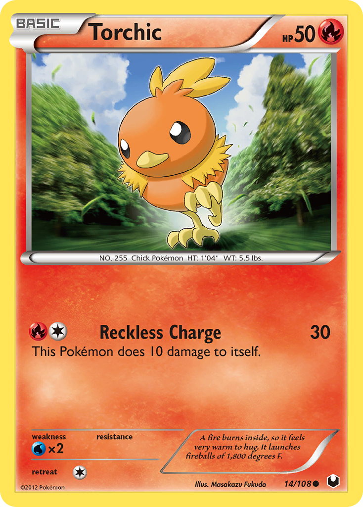 Torchic — illustrated card
