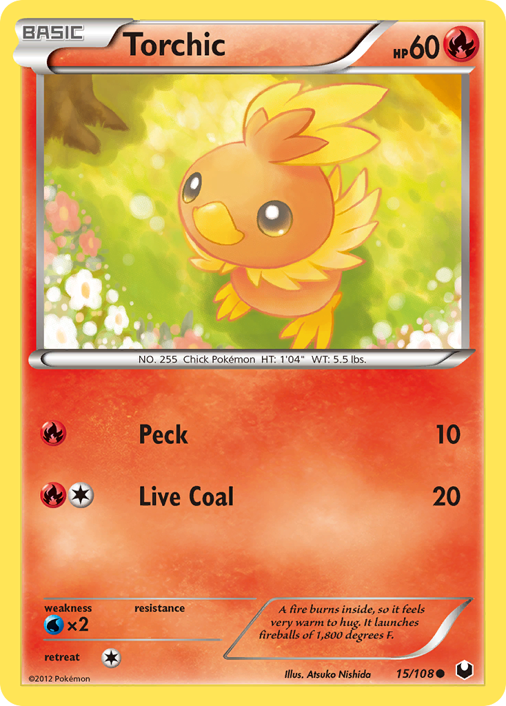 Torchic — illustrated card