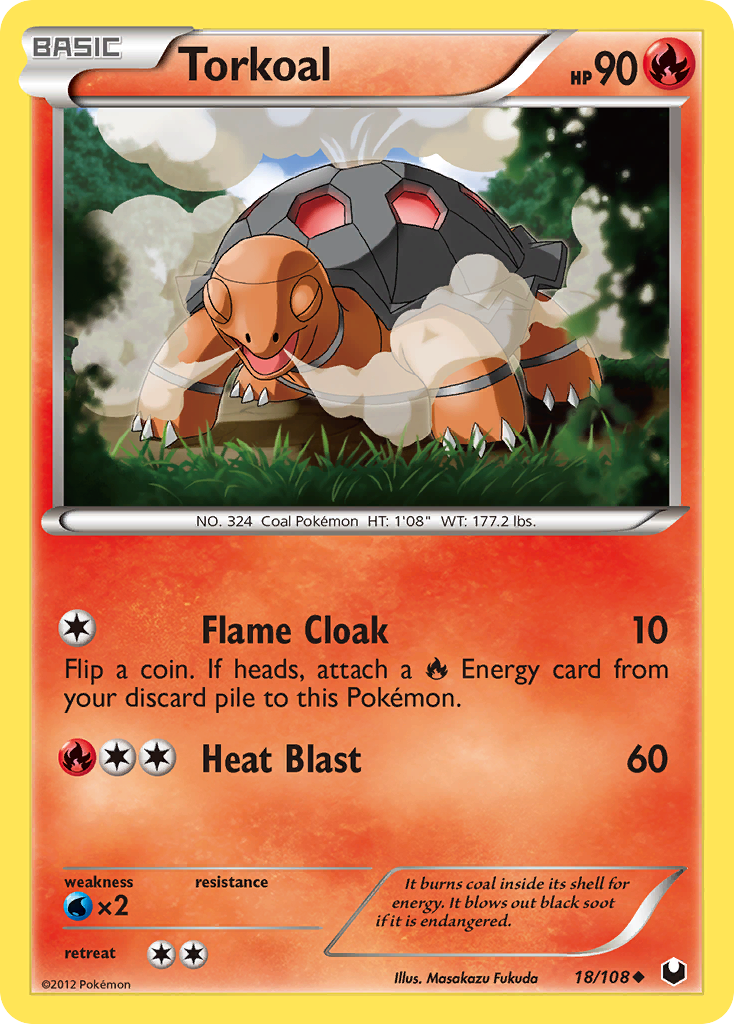 Torkoal — illustrated card
