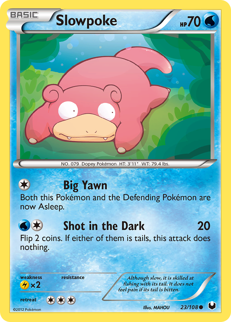 Slowpoke — illustrated card