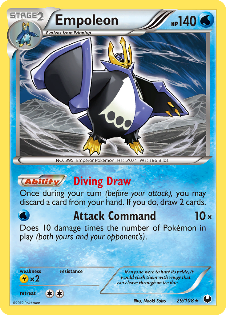 Empoleon — illustrated card