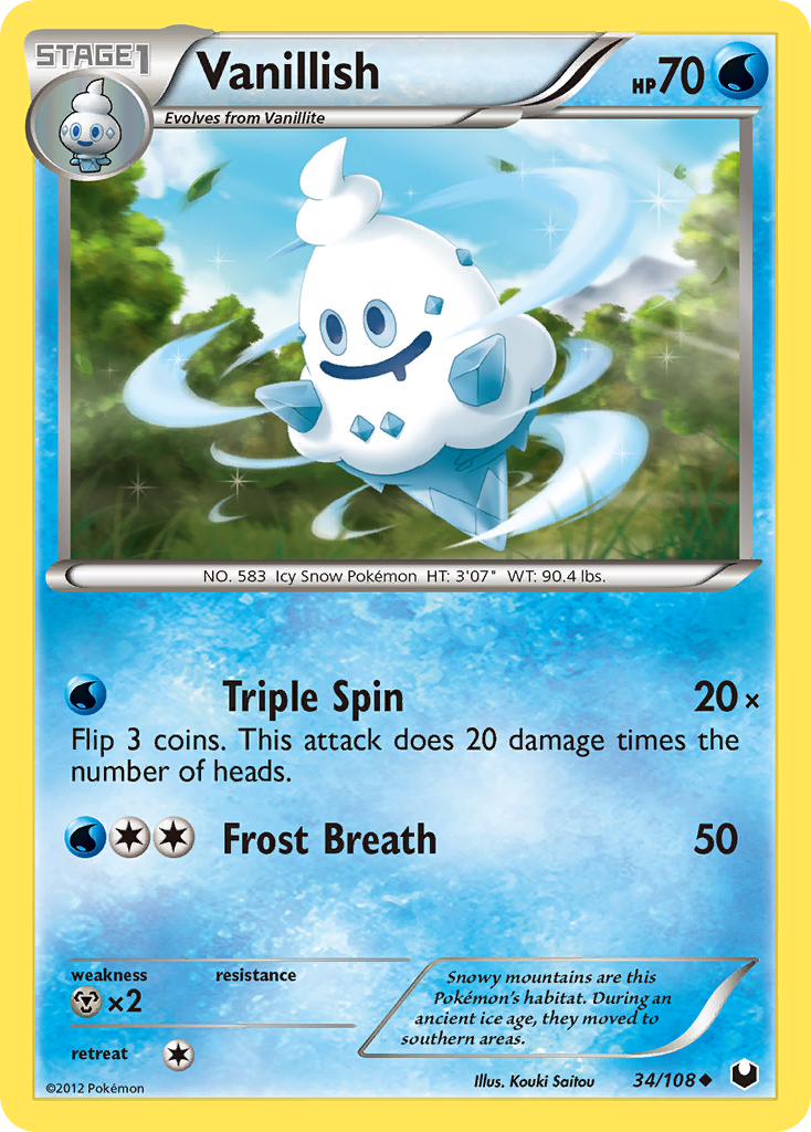 Vanillish — illustrated card