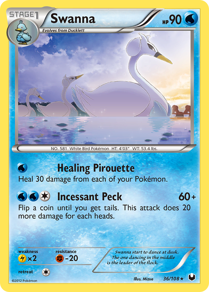 Swanna — illustrated card