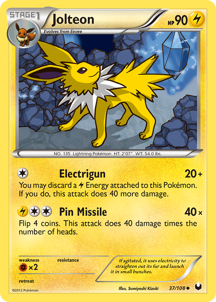 Jolteon — illustrated card