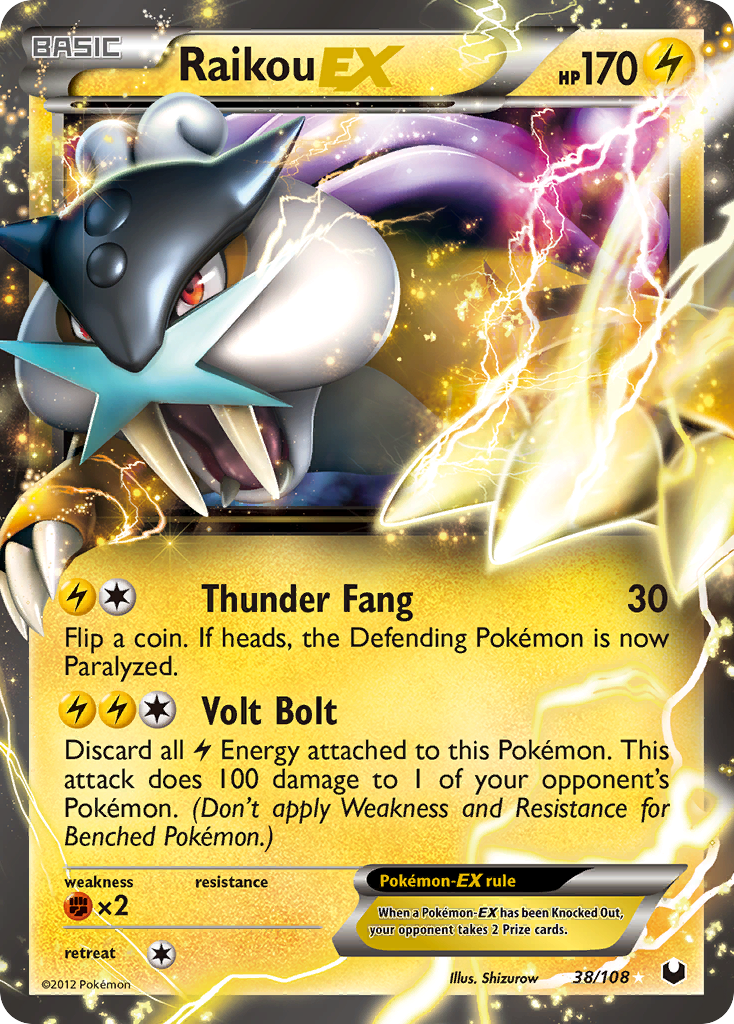 Raikou-EX — illustrated card
