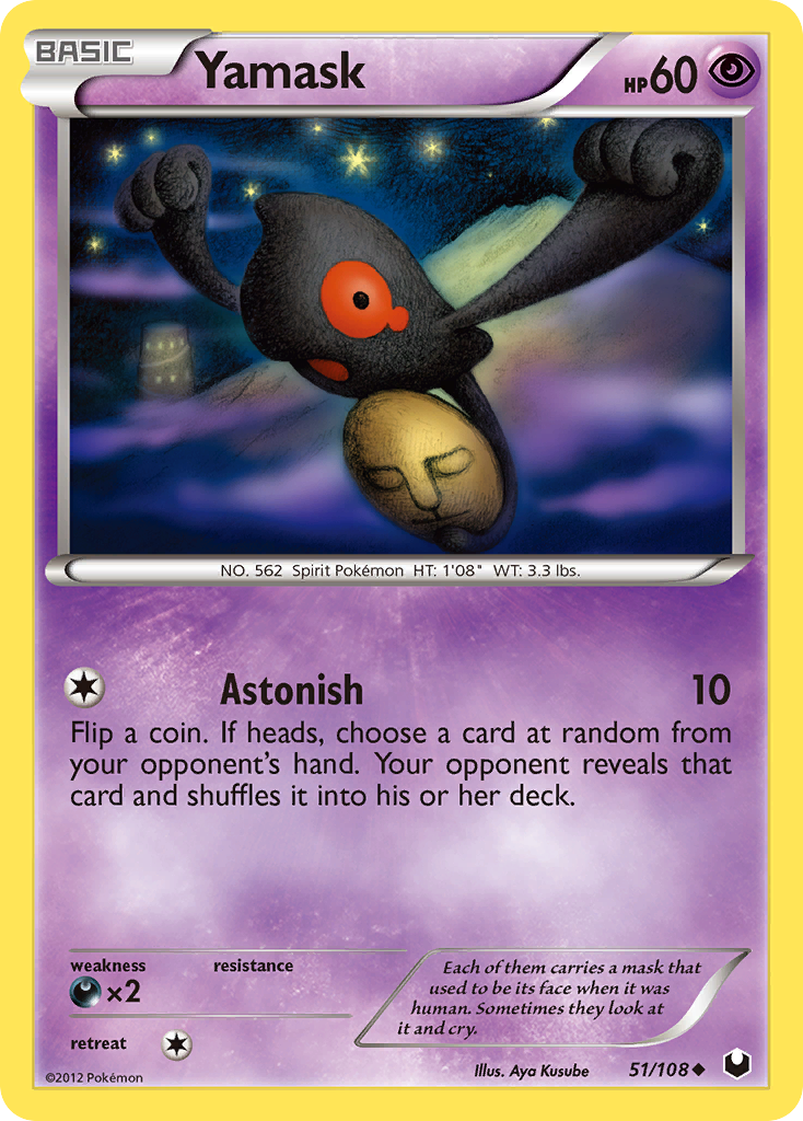 Yamask — illustrated card