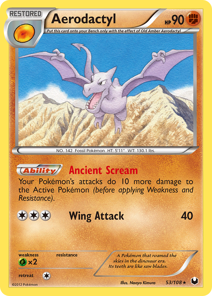 Aerodactyl — illustrated card