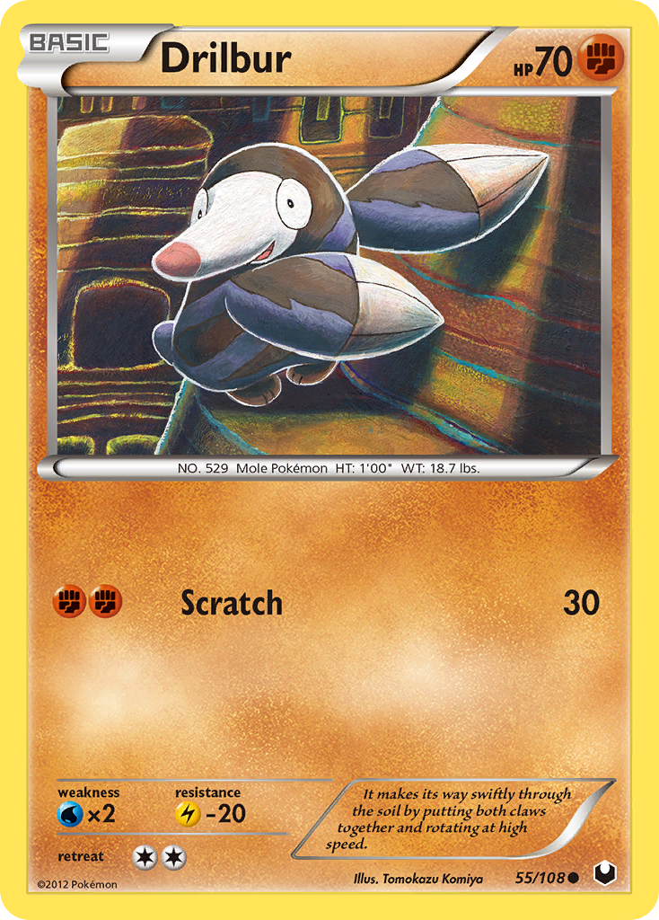 Drilbur — illustrated card