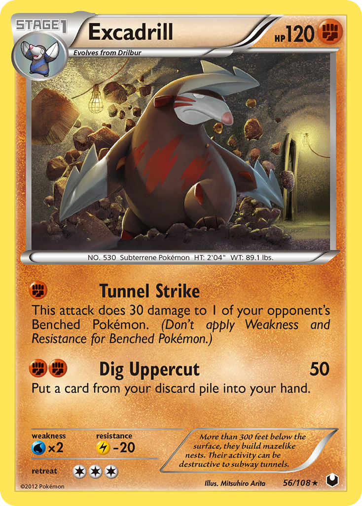 Excadrill — illustrated card
