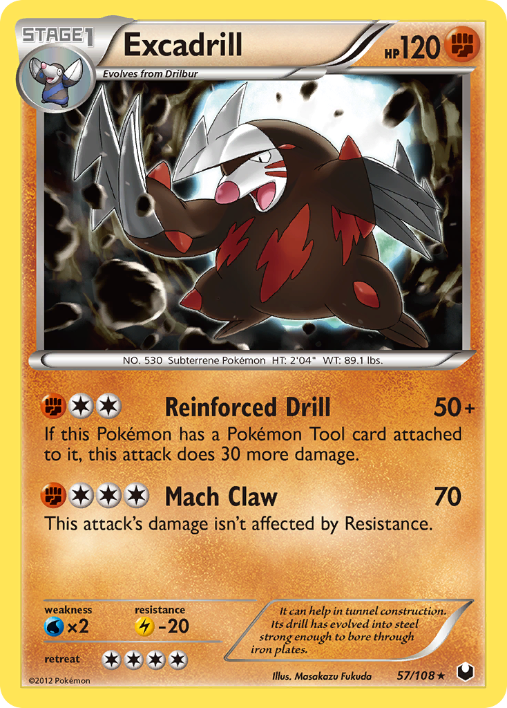 Excadrill — illustrated card