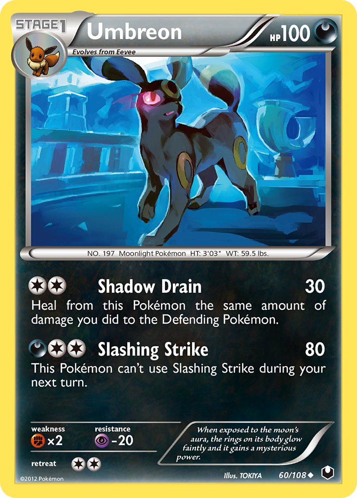 Umbreon — illustrated card