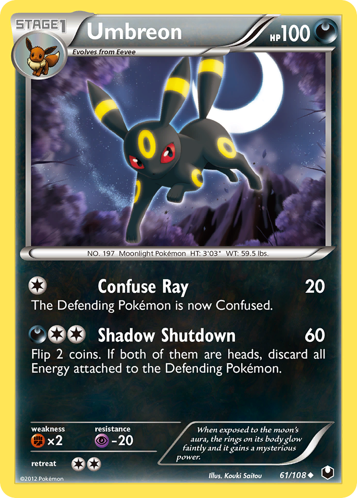 Umbreon — illustrated card