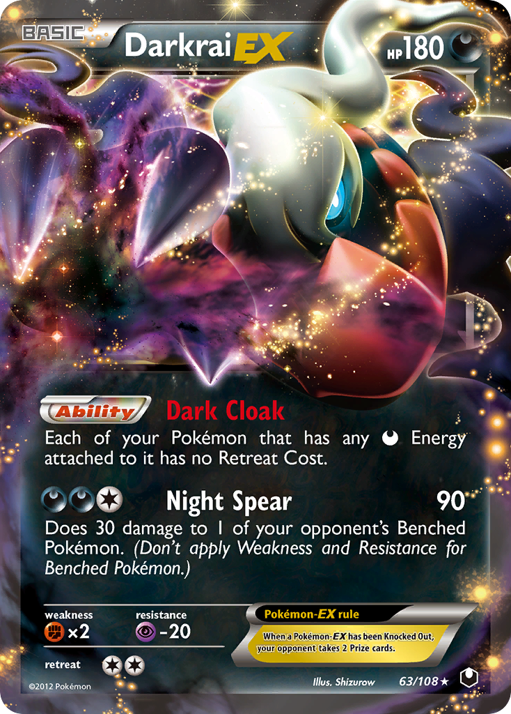Darkrai-EX — illustrated card