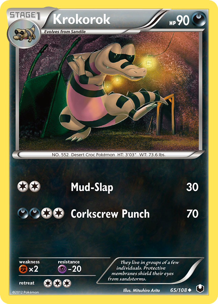 Krokorok — illustrated card