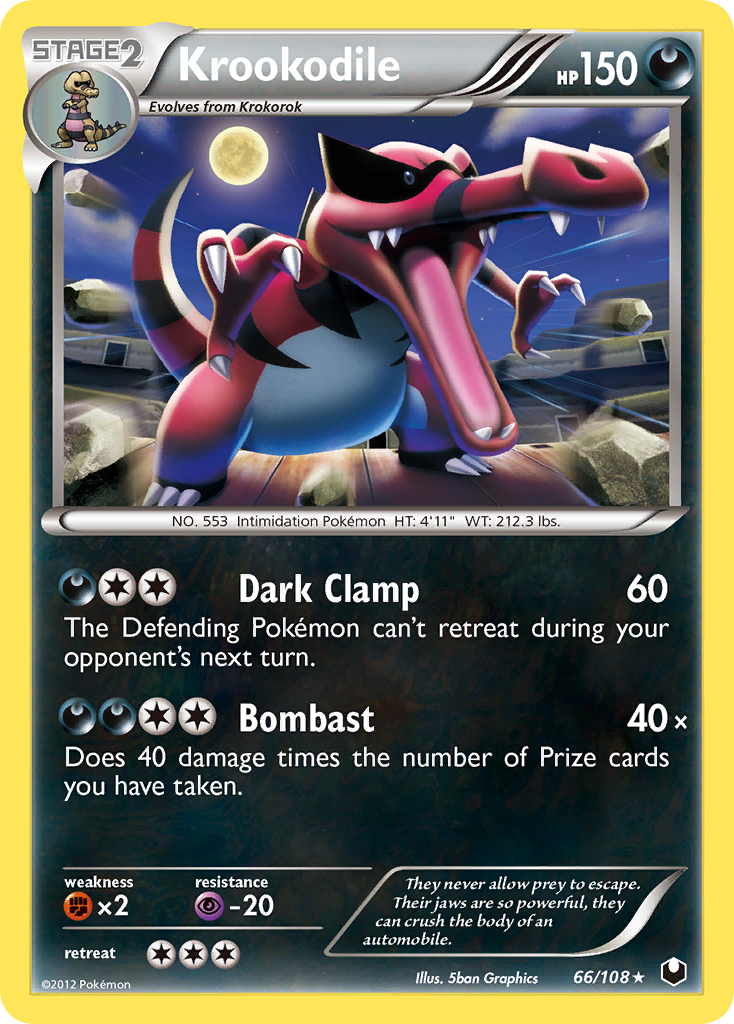 Krookodile — illustrated card
