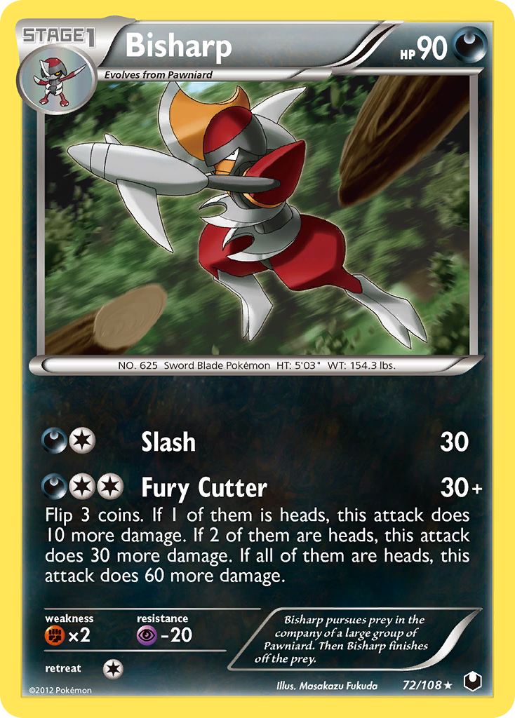 Bisharp — illustrated card