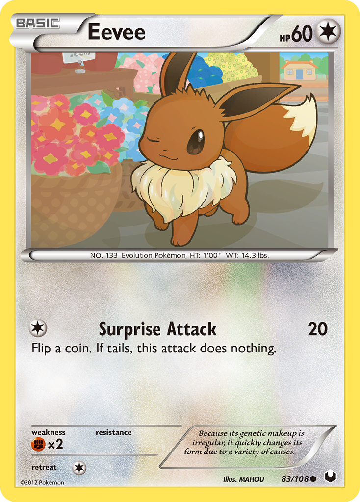 Eevee — illustrated card