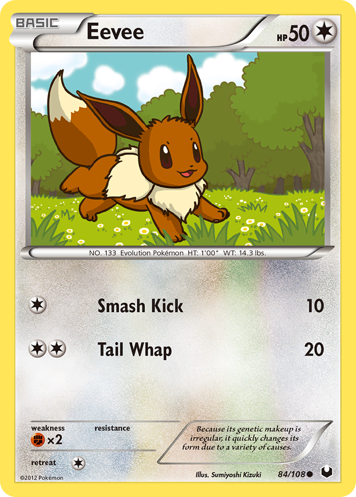 Eevee — illustrated card